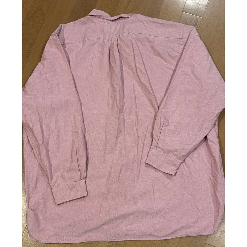 Polo Ralph Lauren Mens 2XB Pink Oxford Button Down Shirt Long Sleeve Flesh Pony